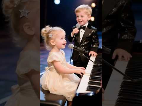 Two adorable kids sing You Raise Me Up melted every heart#song #love #folksouls #music #countrymusic